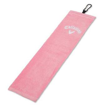 Callaway Cotton Tri-fold Towel - Pink - main image